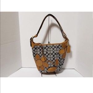 Coach Bleeker denim floral